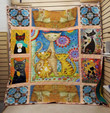 Cat 3D Customized Quilt Blanket Size Single, Twin, Full, Queen, King, Super King  