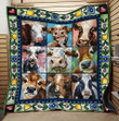 Cowmerry Friend 3D Quilt Blanket Size Single, Twin, Full, Queen, King, Super King  