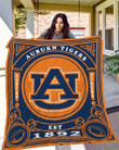 Ncaa Auburn Tigers 3D Customized Personalized 3D Customized Quilt Blanket Size Single, Twin, Full, Queen, King, Super King  