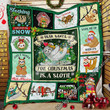 All Want For Christmas Is 3D Quilt Blanket Size Single, Twin, Full, Queen, King, Super King  
