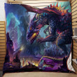 Dragon 3D Quilt Blanket Size Single, Twin, Full, Queen, King, Super King  