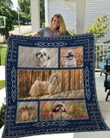 Shih Tzu 3D Customized Quilt Blanket Size Single, Twin, Full, Queen, King, Super King  