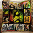 Bob Marley 3D Customized Quilt Blanket Size Single, Twin, Full, Queen, King, Super King  