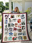 Vintage Camera 3D Quilt Blanket Size Single, Twin, Full, Queen, King, Super King  