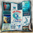 The Ocean Is Where Belong Surfing 3D Quilt Blanket Size Single, Twin, Full, Queen, King, Super King  