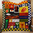 Harry Potter Symbols 3D Customized Quilt Blanket Size Single, Twin, Full, Queen, King, Super King  