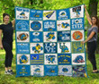 Ncaa Delaware Blue Hens 3D Customized Personalized 3D Customized Quilt Blanket Size Single, Twin, Full, Queen, King, Super King  
