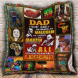 Dad, You Are My Legend Quilt Blanket Size Single, Twin, Full, Queen, King, Super King  