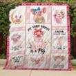 I Love Pigs 3D Customized Quilt Blanket Size Single, Twin, Full, Queen, King, Super King  