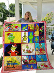 How The Grinch Stole The Christmas 3D Quilt Blanket Size Single, Twin, Full, Queen, King, Super King  