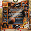 Basketball Daughter, Love, Mom 3D Quilt Blanket Size Single, Twin, Full, Queen, King, Super King  