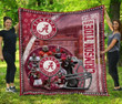 Ncaa Alabama Crimson Tide 3D Customized Personalized 3D Customized Quilt Blanket Size Single, Twin, Full, Queen, King, Super King  , NCAA Quilt Blanket 