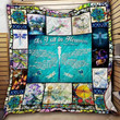 Dragonfly Assit In Heaven Christmas Gift 3D Quilt Blanket Size Single, Twin, Full, Queen, King, Super King  