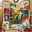 Hummingbirdholly Ngbird 3D Quilt Blanket Size Single, Twin, Full, Queen, King, Super King  