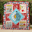 Nurse I Became A Nurse Practitioner Because Your Life Is Worth My Time Custom Quilt Qf7775 Quilt Blanket Size Single, Twin, Full, Queen, King, Super King  