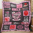 Nursed Blessed Nurse Nurse Life Heartbeat Of Medicine Custom Quilt Qf7853 Quilt Blanket Size Single, Twin, Full, Queen, King, Super King  