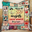 Nurse Not All Angels Have Wings Some Have Stethoscopes Custom Quilt Qf7730 Quilt Blanket Size Single, Twin, Full, Queen, King, Super King  