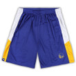 Golden State Warriors s Branded Big & Tall Champion Rush Practice Shorts - Royal