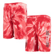 Portland Trail Blazers Youth Santa Monica Tie-Dye Shorts - Red
