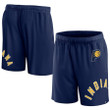 Indiana Pacers s Branded Free Throw Mesh Shorts - Navy