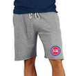 Detroit Pistons Concepts Sport Mainstream Terry Shorts - Gray
