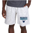 Charlotte Hornets Concepts Sport Alley Fleece Shorts - White/Charcoal