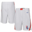 Philadelphia 76ers  Youth 2022/23 City Edition Swingman Shorts - White