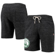 Milwaukee Bucks Homage Primary Logo Tri-Blend Sweat Shorts - Charcoal