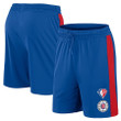LA Clippers s Branded 75th Anniversary Downtown Performance Practice Shorts - Royal