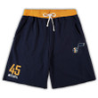 Donovan Mitchell Utah Jazz Big & Tall French Terry Name & Number Shorts - Navy