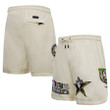 Pro Standard Unisex 2023 NBA All-Star Game Chenille Shorts - Cream