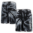 Brooklyn Nets Youth Santa Monica Tie-Dye Shorts - Black