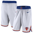 New York Knicks  White/Blue 2020/21 Association Edition Performance Swingman Shorts