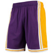 Los Angeles Lakers  Hardwood Classics Team Swingman Shorts - Purple