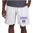 Sacramento Kings Concepts Sport Alley Fleece Shorts - White/Charcoal