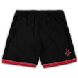 Houston Rocketss Branded Big & Tall Team Shorts - Black/Red