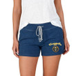Denver Nuggets Concepts Sport Women's Mainstream Terry Shorts - Navy