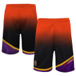 Phoenix Suns  Youth 1996/97 Hardwood Classics Fadeaway Reload 3.0 Swingman Shorts - Orange/Black