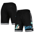 Los Angeles Lakers Pro Standard Washed Neon Shorts - Black