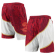 Atlanta Hawks  Hardwood Classics Lunar New Year Swingman Shorts - Red