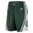 Detroit Pistons  2022/23 City Edition Swingman Shorts - Green