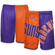 Phoenix Suns  Youth Hardwood Classics Big Face 5.0 Shorts - Orange/Purple