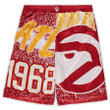 Atlanta Hawks  Big & Tall Hardwood Classics Jumbotron Shorts - Red