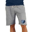 Memphis Grizzlies Concepts Sport Mainstream Terry Shorts - Gray