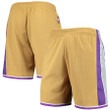 Sacramento Kings  2005-06 Hardwood Classics Swingman Shorts - Gold