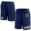 Washington Wizards s Branded Free Throw Mesh Shorts - Navy