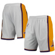 Los Angeles Lakers  2009-10 Hardwood Classics Swingman Shorts - White