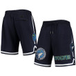 Minnesota Timberwolves Pro Standard Chenille Shorts - Navy