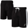 San Antonio Spurs G-III Sports by Carl Banks Sand Beach Volley Swim Shorts - Black/Gray