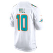 Men's Tyreek Hill Miami Dolphins Road Game Jersey - White